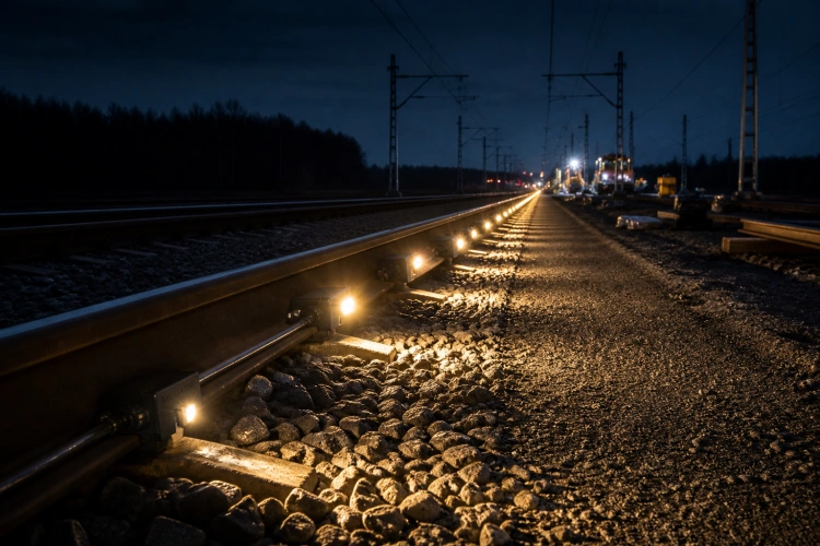 railverlichting-bij-nachtwerk-langs-het-spoor